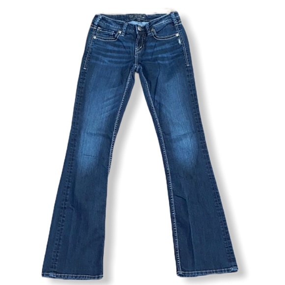 Silver Jeans Denim - Silver Aiko Bootcut Jeans dark wash